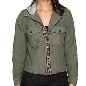 Free people wanderer jacket sz L like new